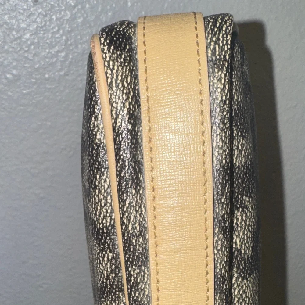 Yves Saint Laurent Brown Leopard-Print clutch/Pouchette - Picture 6 of 10